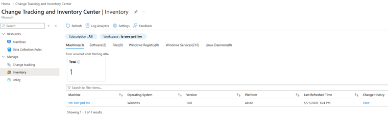 Single VM Setup